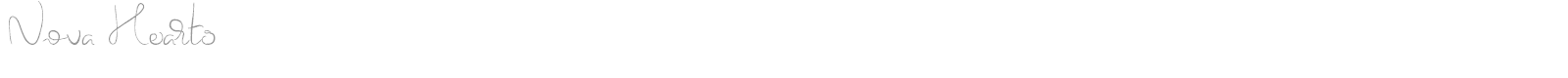 Nova Hearts font preview